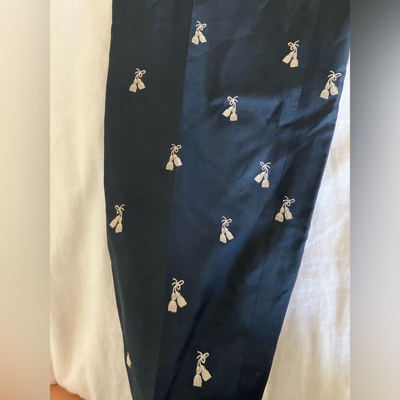 Pure Silk Pleated Trousers - Picture 2 of 5